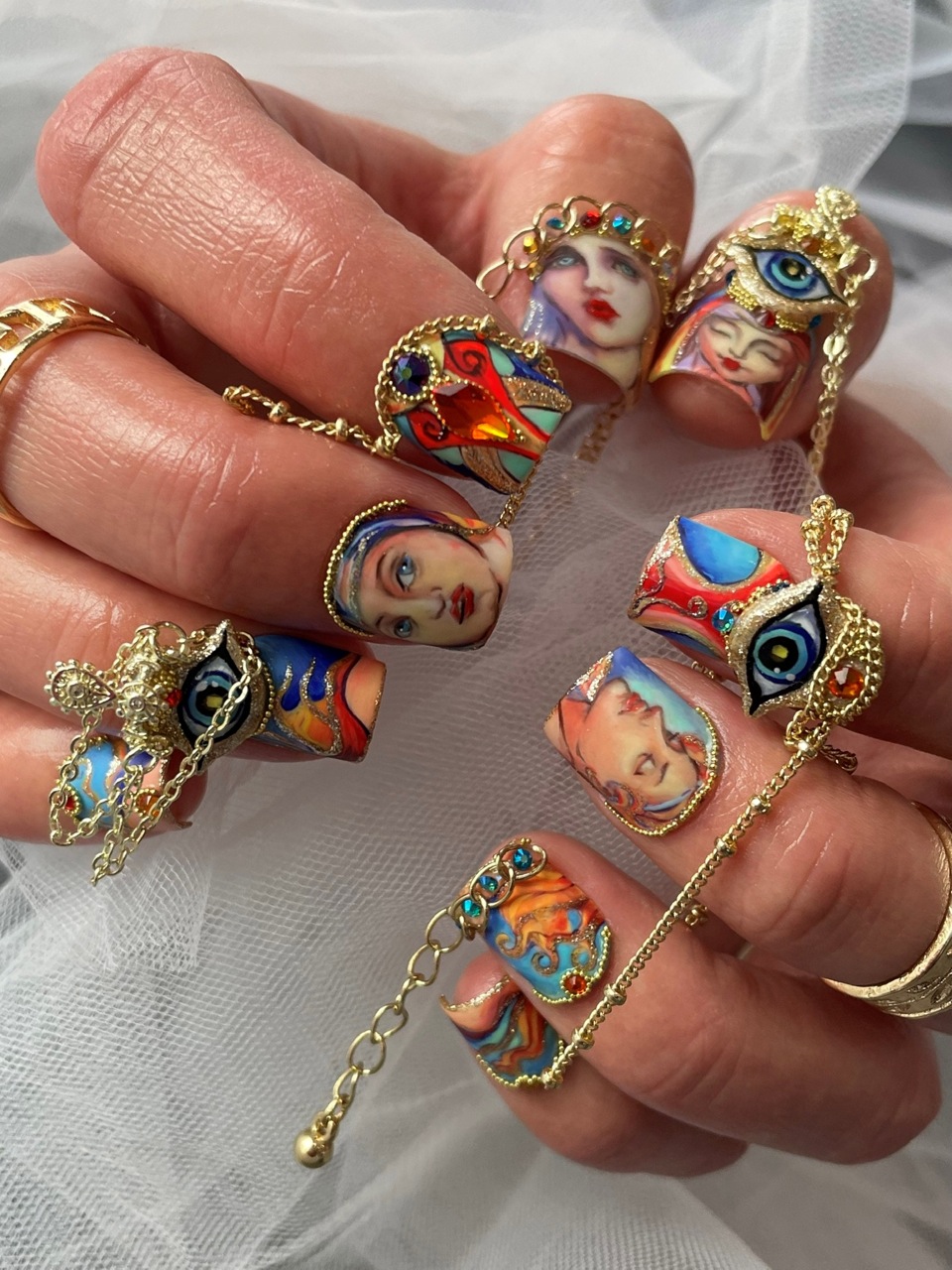 Students showcase impressive nail art skills during competition